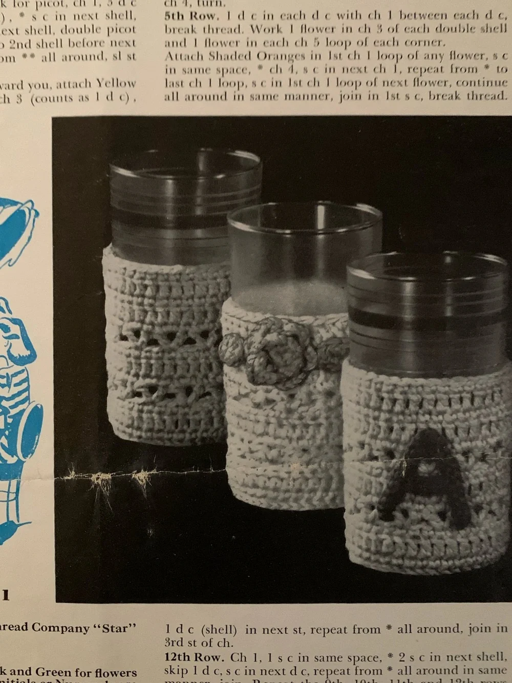 Lot of 3 Vintage Crochet Doilies & Flower Edgings Pattern Booklets